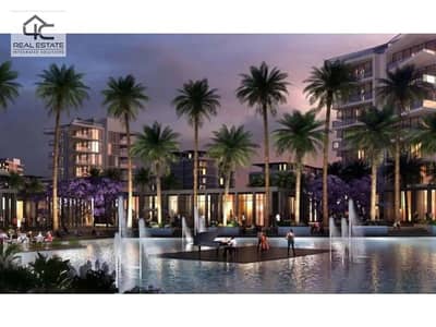 Ready to move of 195 nautical square meters with 10% down payment, fully finished, in the heart of October Badya Palm Hills