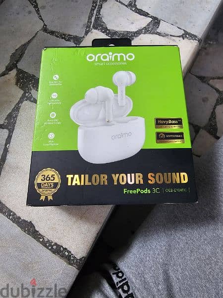 oraimo free buds 3c بكل مشاملاتها مستعمله ٤ شهور 2