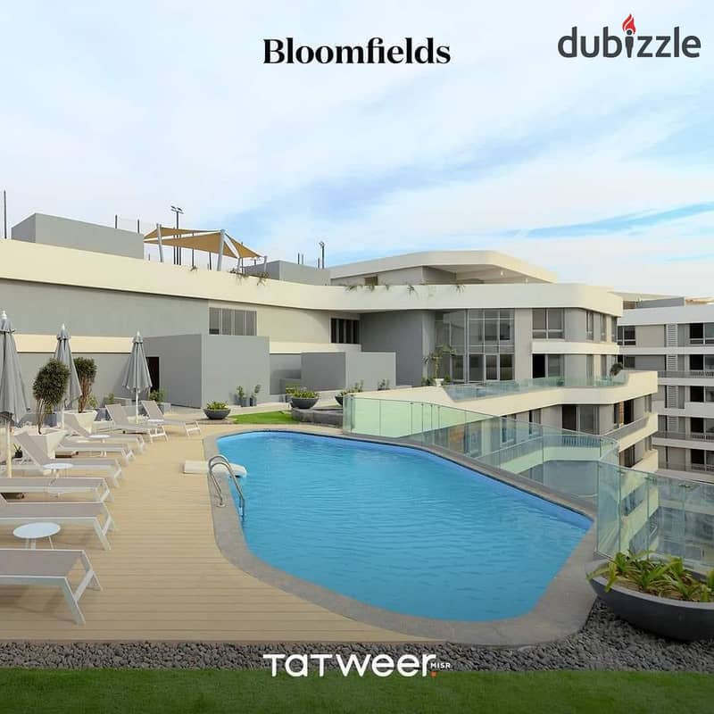 Apartment Fully Finished with a 5% Down Payment in Bloomfields Compound by Tameer Egypt in Future City, near Madinaty and the airport. 3