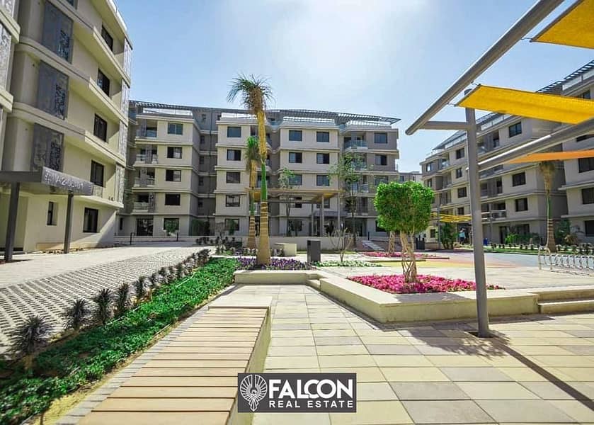 apartment 157m for sale in badya palm hills , ready to move , fully finished with installments 7