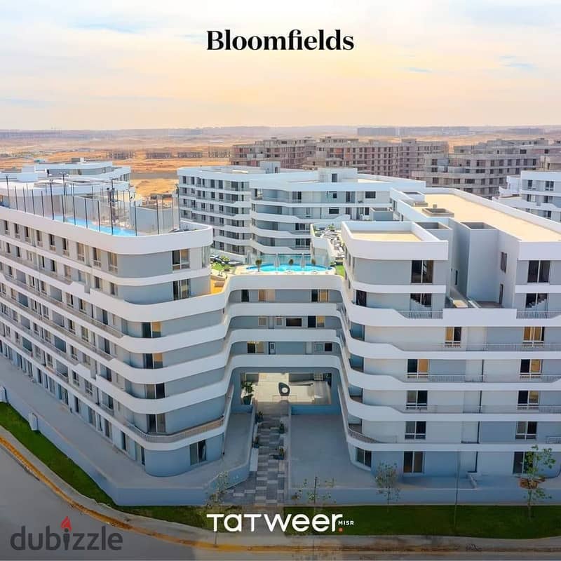 "Luxury duplex fully finished with a 5% down payment in Bloomfields Compound by Tameer Egypt in Future City, near Madinaty and the airport. It include 12