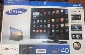 Samsung LED 40" الشاشة مكسورة