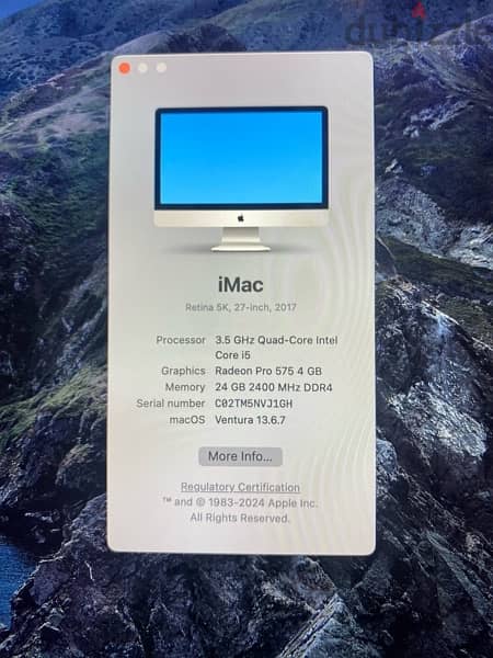 iMac 27 - 3.5 GHz - Quad-Core i5 - 2017 2