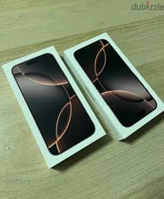 iPhone 16 pro max desert titanium 256 SEALED