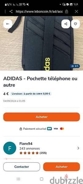 Adidas Mobile phone Pocket 2