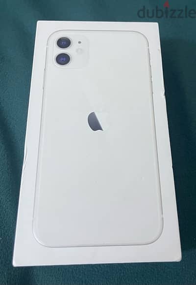 iphone 11 white ايفون ١١ ٦٤ شريحتين ابيض