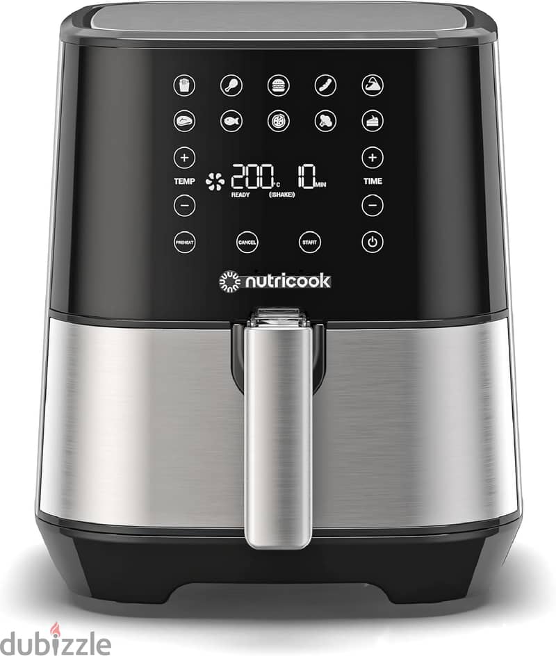 Nutricook Air Fryer 2, 1500 Watts, Digital Control Panel Display, 10 P 2