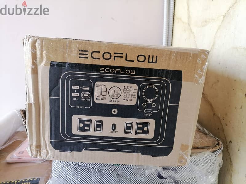 (00971588039767 ) ecoflow power station with solar panel 220W 6