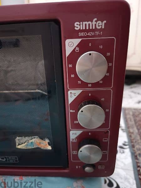 فرن كهرباء simfer1400w، 5