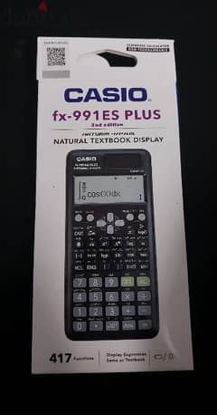 أله حاسبة كاسيو (لحين نفاذ الكمية ) 
Casio fx 991ES plus 2nd edition