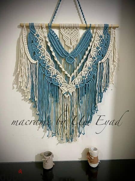 جداريه مكرميه wall  macrame 0