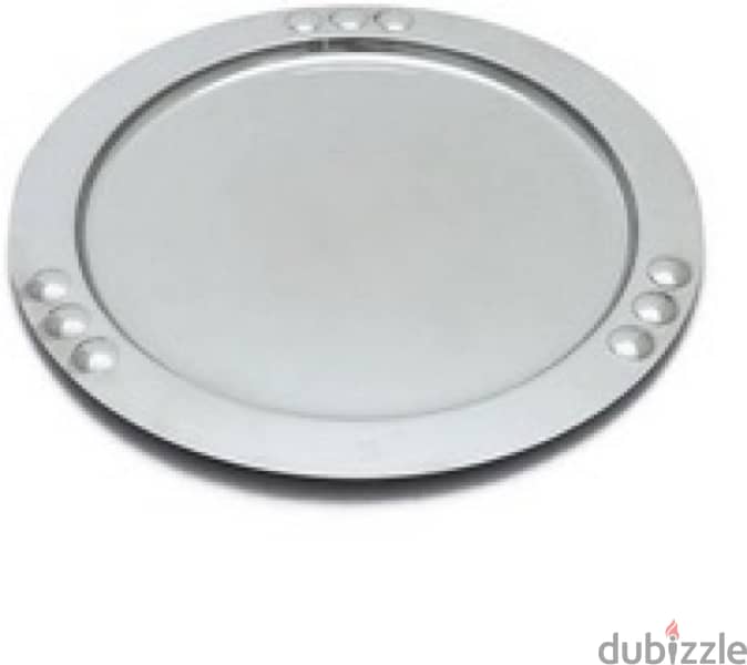 zepter Metalic circular serving tray // صينيه زيبتر اصليه دائرية 0