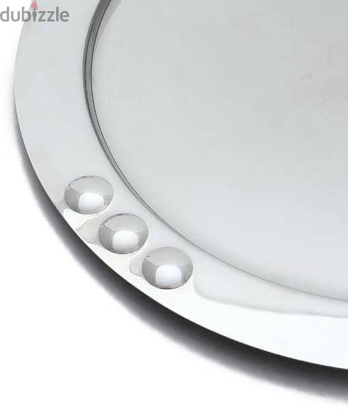 zepter Metalic circular serving tray // صينيه زيبتر اصليه دائرية 1