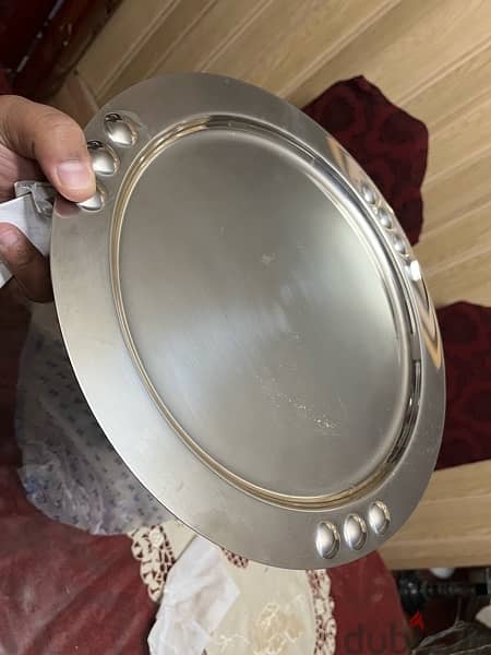 zepter Metalic circular serving tray // صينيه زيبتر اصليه دائرية 4