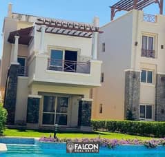 3 Bedrooms chalet ground floor with garden directly on the sea immediate deliver fully finished in Blue Blue Village Ain Sokhna