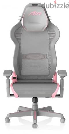 DXRacer Air Mesh Gaming Chair Modular Ultra-Breathable - Grey & Pink 0