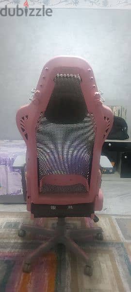 DXRacer Air Mesh Gaming Chair Modular Ultra-Breathable - Grey & Pink 3