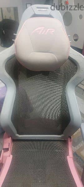 DXRacer Air Mesh Gaming Chair Modular Ultra-Breathable - Grey & Pink 6