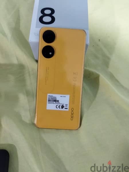 تيلفون oppo reno 8 T 256 G 8 G ram  Sunset orange color 0