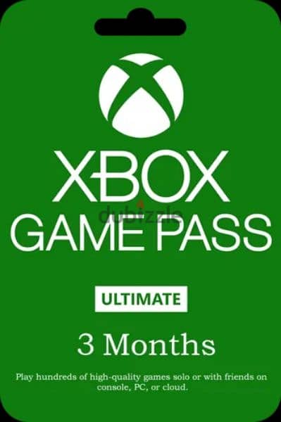 Xbox Game pass ultimate 3 months 1