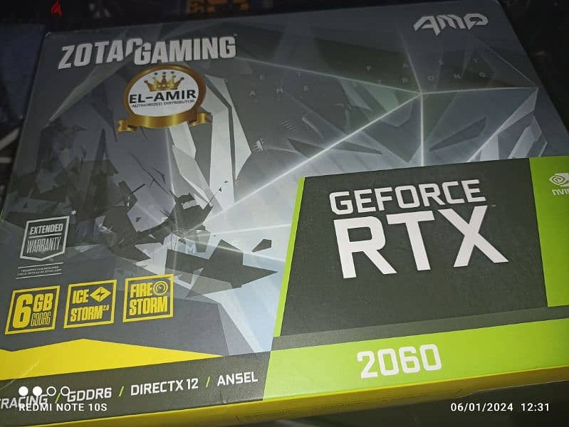 RTX 2060 ZOTAC  بحالة الزيرو 4