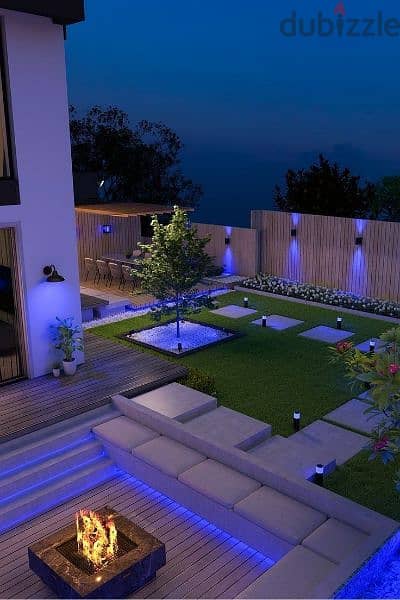 تصميم  لاندسكيب حدائق فاخرة landscape  Design 7