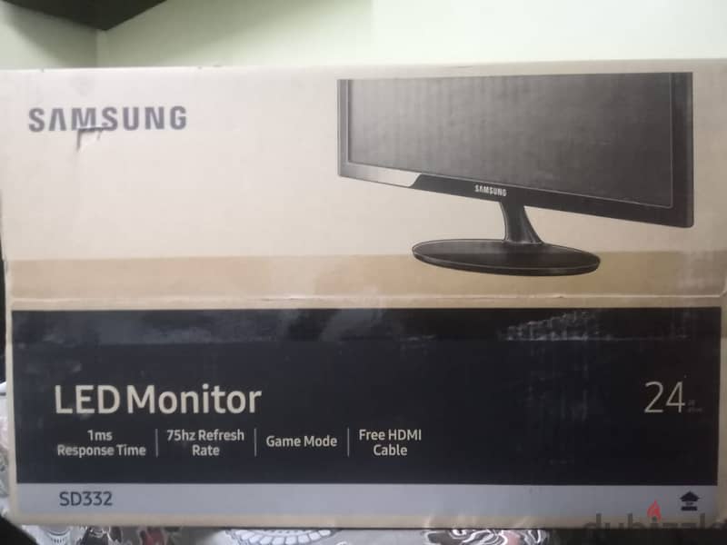 Samsung 24 FHD LS24D332HSX ZN- 1ms - 75Hz monitor 0