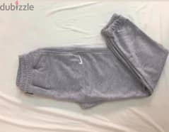 Nike swoosh light grey sweatpants