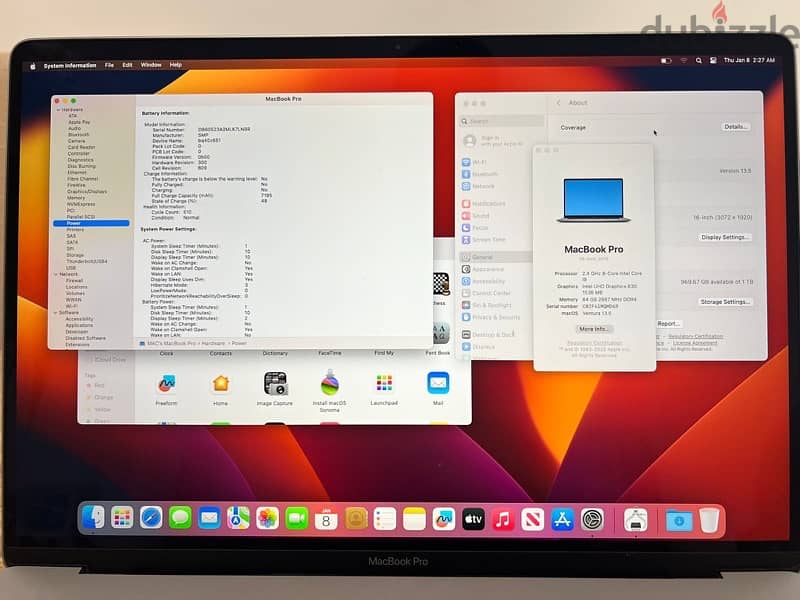 Macbook Pro 2019 i9 1