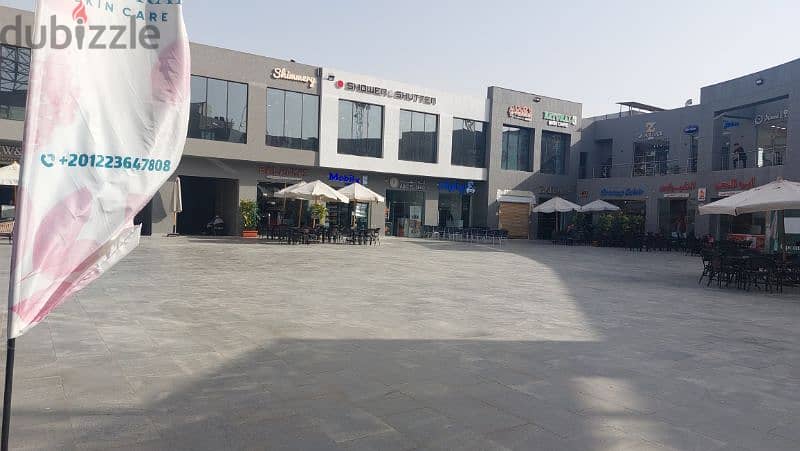 محل للايجار في التجمع الخامس The Market Mall ارضي ١٤٤ متر 0