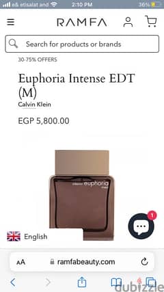 euphoria 100 ml