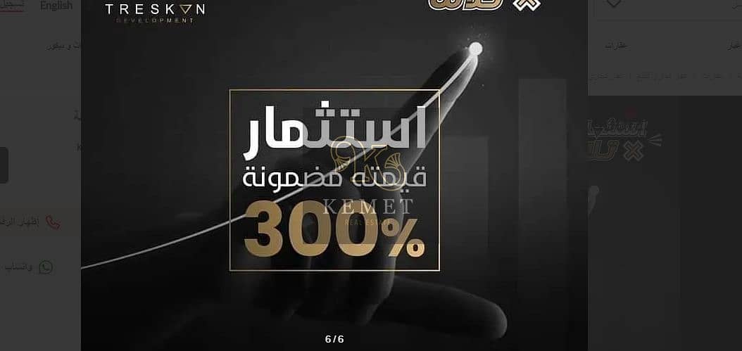 حصة عقارية تجارية للبيع 60 م استلام فوري ومتأجر بعائد سنوي 8 مليون و 302 الف يصرف كل 6 شهور فورا لمدة 10 سنين باجمالي عائد 300% فرصة ذهبية التجمع خامس 2