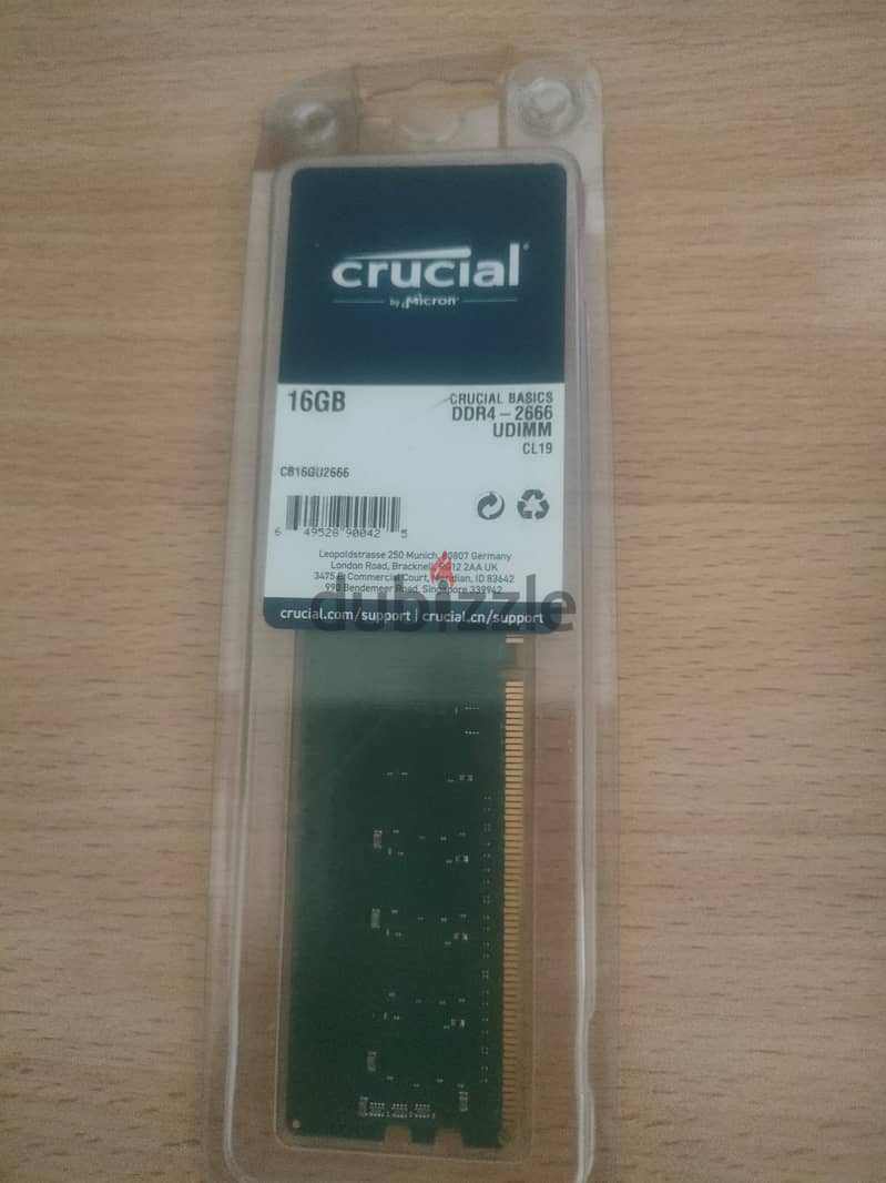 CRUCIAL DDR4 16G new 1