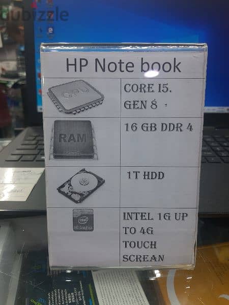 لاب توب تاتش  Hp Note Book Core i5 get 8 0