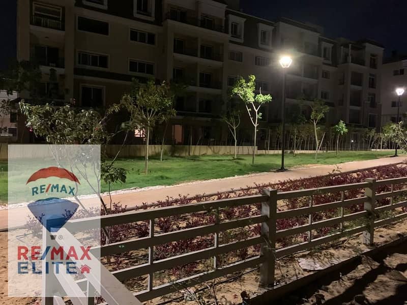 Apartment ground with garden for sale ready to move , in Capital Gardens 193m+92 garden 2