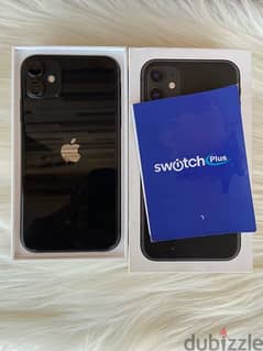 iphone 11 black 128 giga 80 with box 0