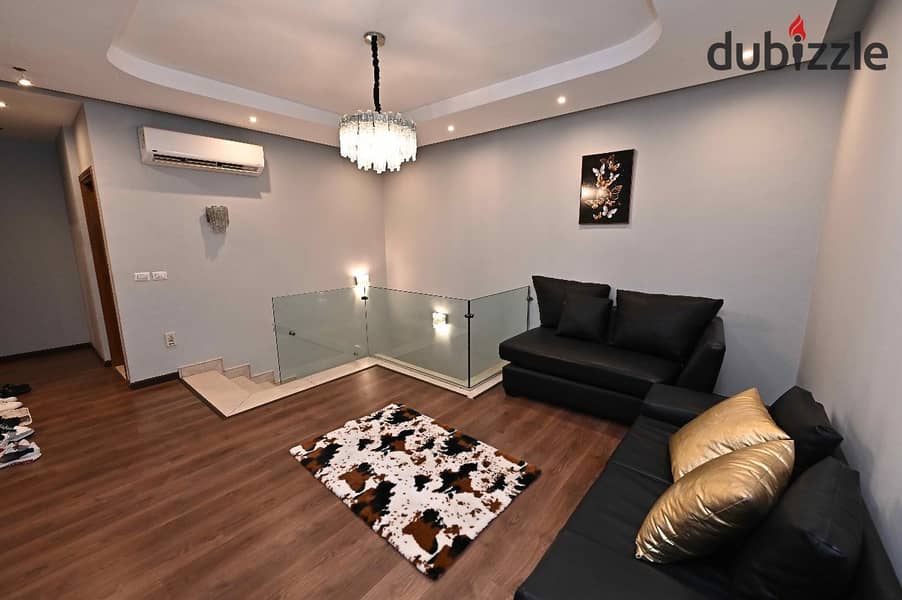 For Rent Upper Duplex Fully Furnished at Westown Sodic Beverly hills El Shikh Zayed 8