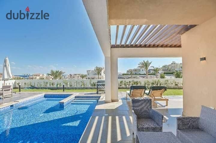 فيلا ستاندالون متشطب بالكامل مع حمام سباحه خاص  في سيدي عبد الرحمن Villa 608m with Private Pool and Fully Finished in Marseilia Beach 1