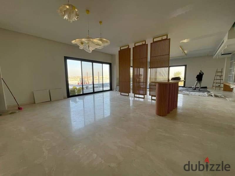 فيلا تاون هاوس كورنر علي اللاجون في سوان ليك حسن علام بجوار بالم هيلز الشيخ زايد Villa Town House for sale in Swanlake west by Hassan Allam October 1