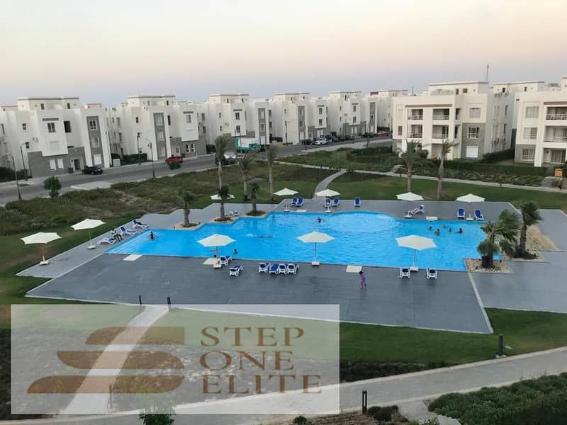 With payment facilities, a chalet for sale (2 rooms) in Amwaj North Coast 6