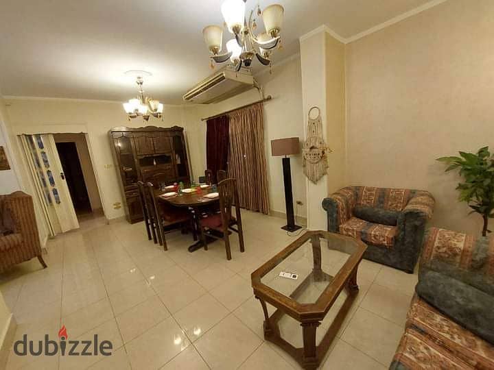 Furnished apartment for rent in front of the International Park in the 7th District in Nasr City 1