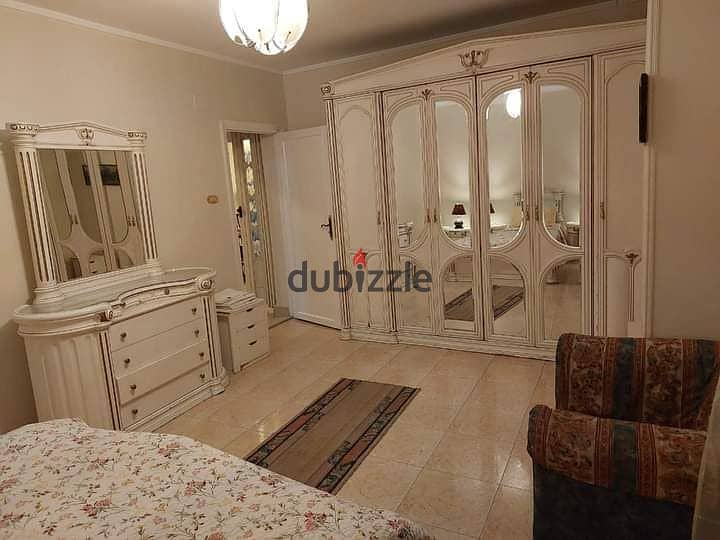 Furnished apartment for rent in front of the International Park in the 7th District in Nasr City 9