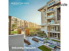 شقه في مرحله Mv park استلام 2025 للبيع في ماونتن قيو اي سيتي التجمع الخامس mountain view i city new cairo