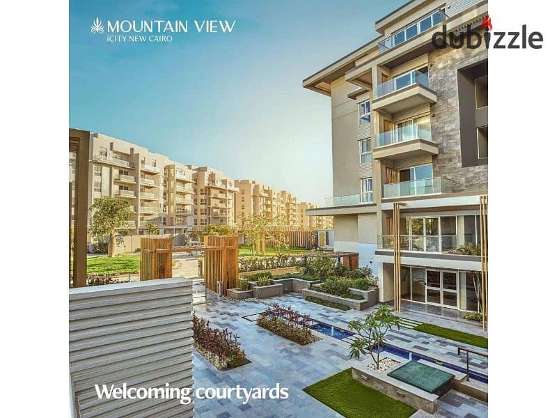 شقه لوكيشن مميز للبيع في ماونتن فيو اي سيتي التجمع الخامس Mountain view i city new cairo 6