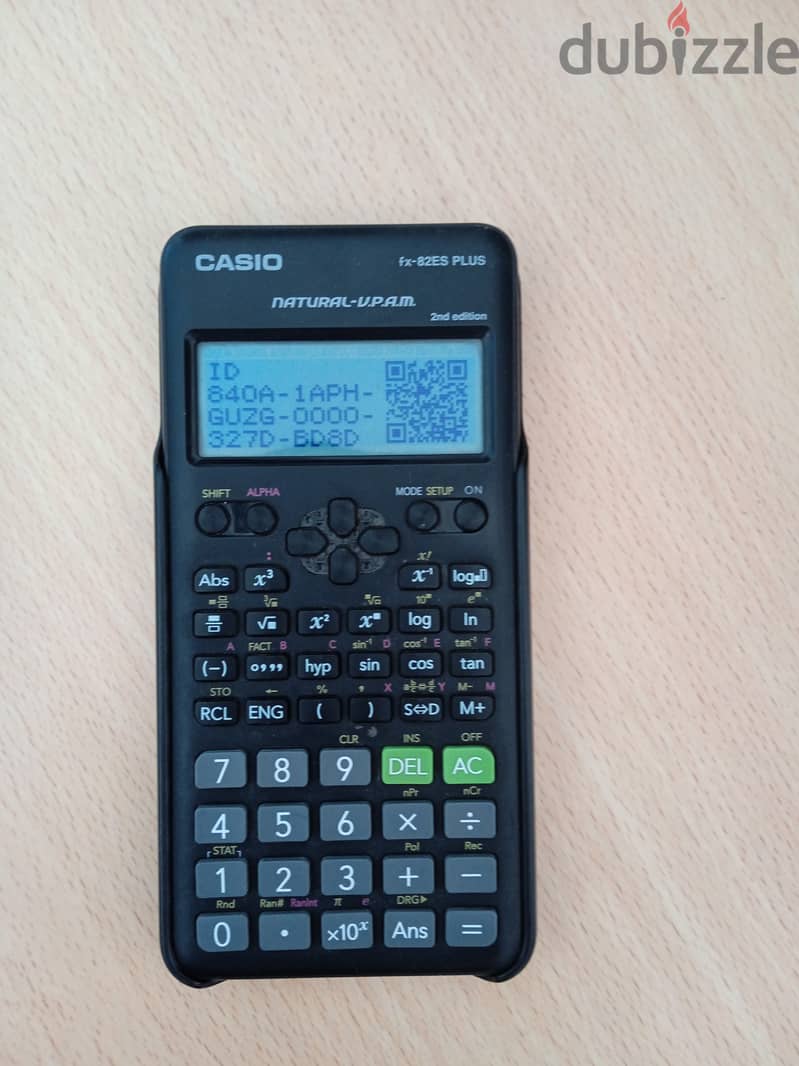 Casio calculator FX-82es plus 1