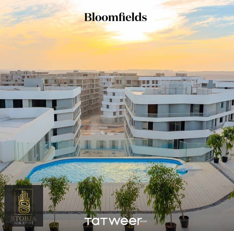 For a limited time, a super luxury apartment for sale in Bloomfields Compound, in installments over 10 years without any interest and only 10% down pa 2