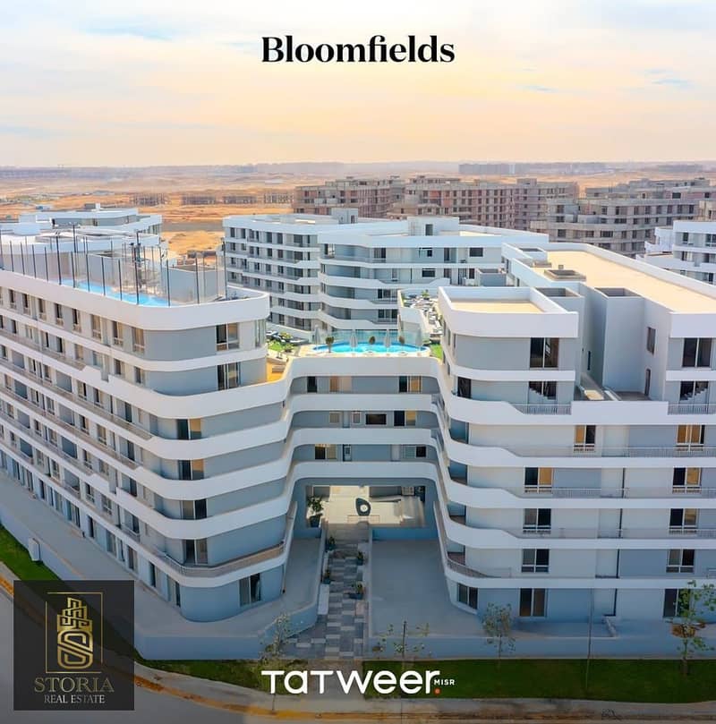 For a limited time, a super luxury apartment for sale in Bloomfields Compound, in installments over 10 years without any interest and only 10% down pa 5