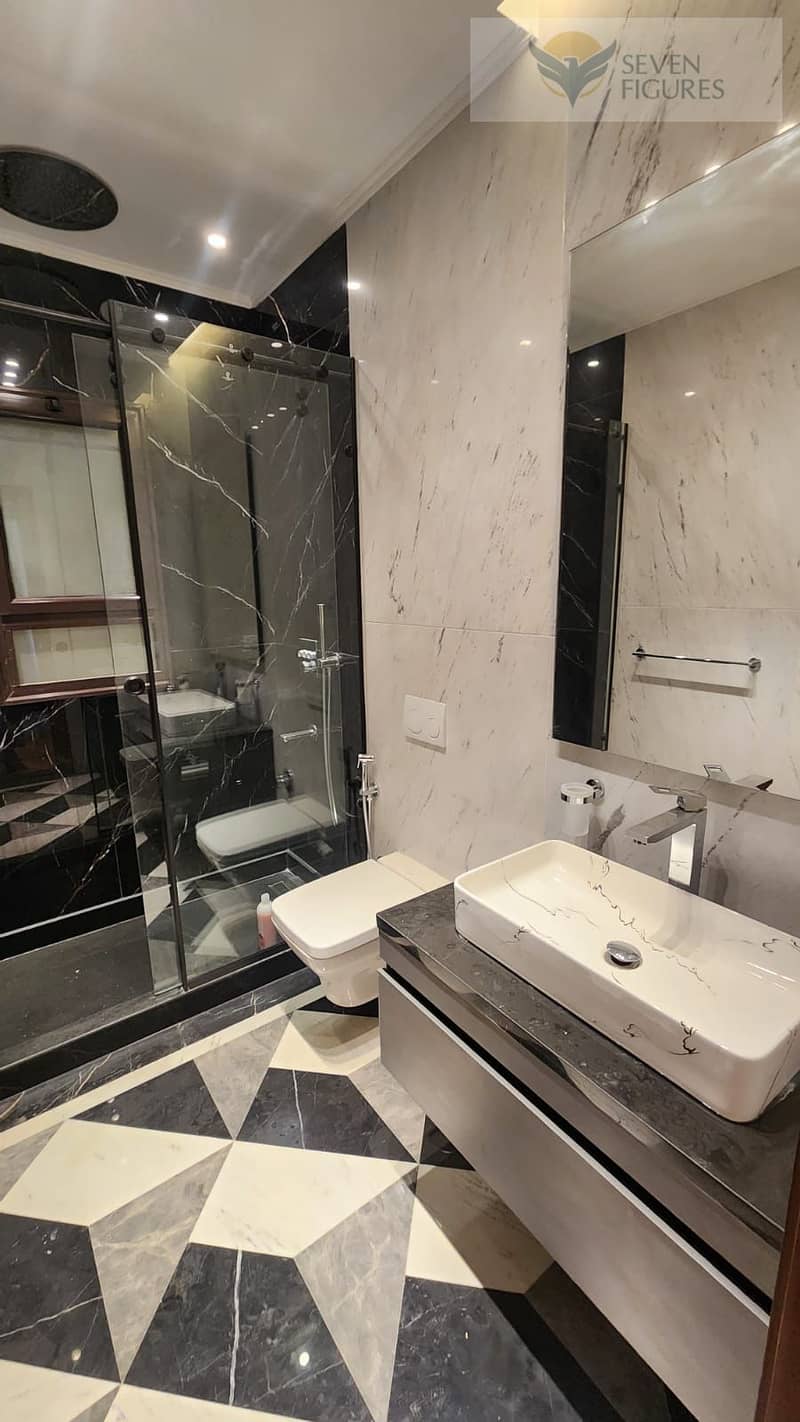 Twinhouse for sale Mivida new cairo Very Prime location Fully Finished with ACs and fully furnished ready to move with big garden facing north + roof 1