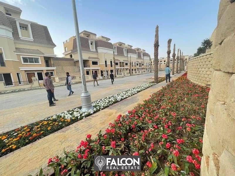 villa 239sqm for sale in sarai mostakbal city with installments over 8 years 8