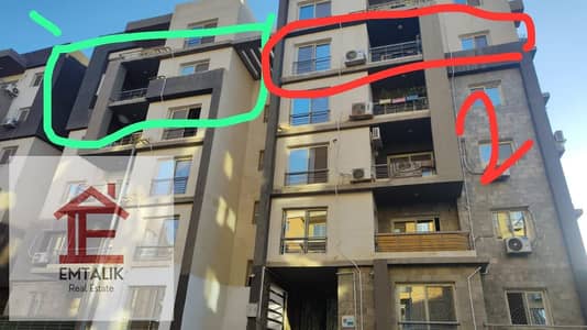 Apartment for sale, 130 meters, Dar Misr, penultimate floor, model B, Fadel, it has one installment with the bank, it has a tenant for the end of it